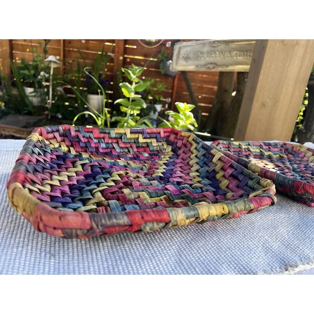 Artisan vintage handwoven